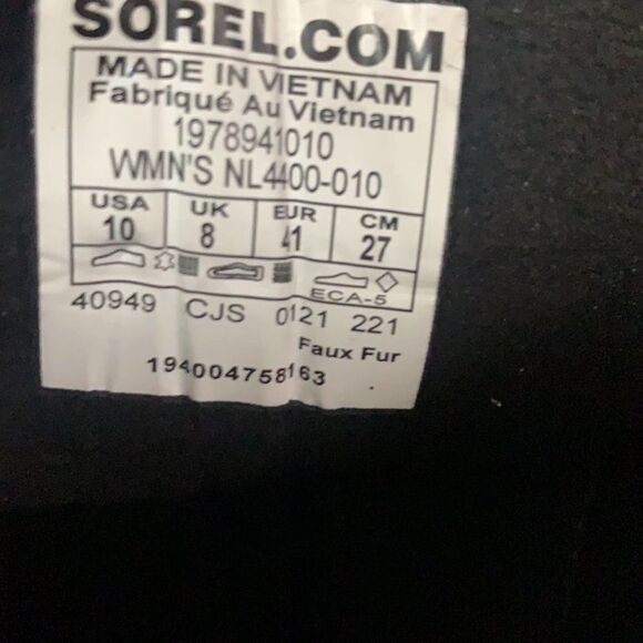 NWOT SOREL KINETC RNEGD CONQUEST WATERPROOF HIGH TOP SNEAKERS SIZE 10 - Picture 3 of 8